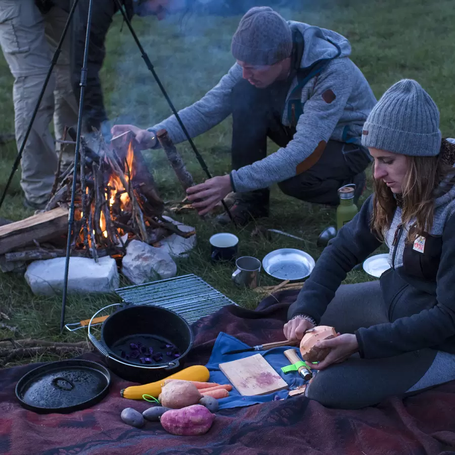 Opinel/Gourmet Supply - Nomad Cooking Kit, Opinel