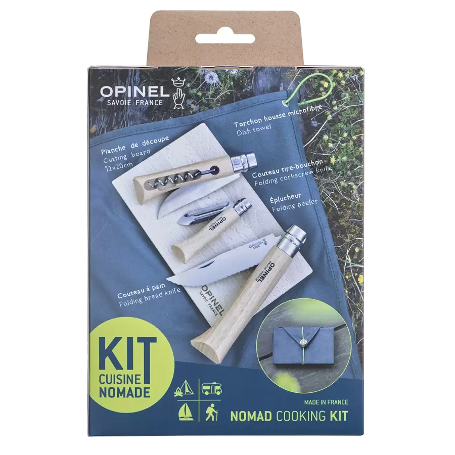 Opinel/Gourmet Supply - Nomad Cooking Kit, Opinel