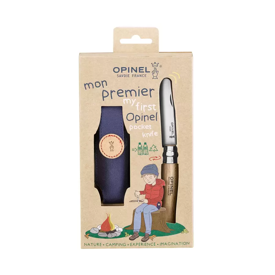 Opinel/Gourmet Supply - My First Opinel Kniv og Hylster