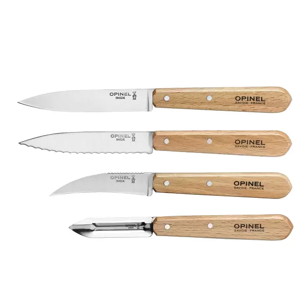 Opinel/Gourmet Supply - Opinel, sæt med 4 redskaber