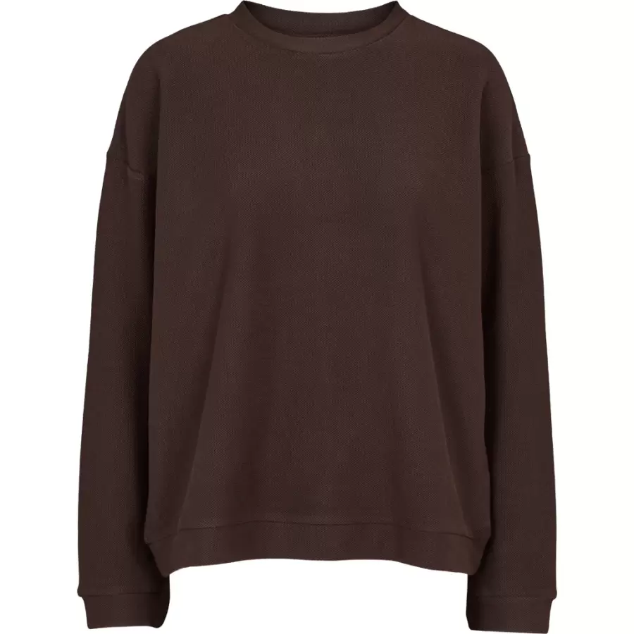 Basic Apparel - Sweat Shirt Kat, Chocolate Torte