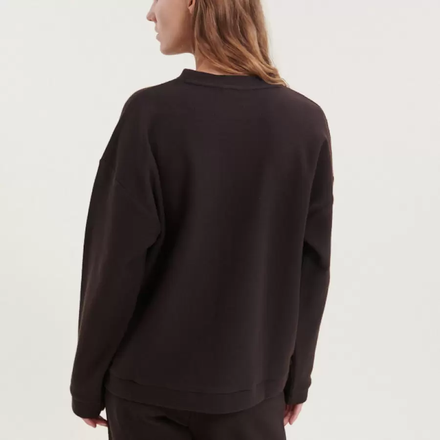 Basic Apparel - Sweat Shirt Kat, Chocolate Torte