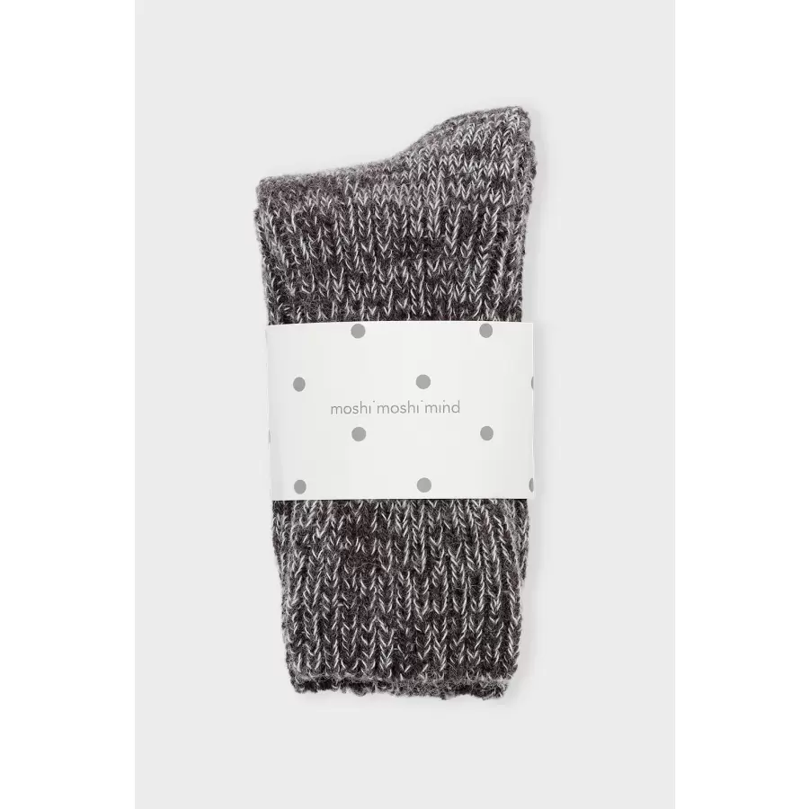 moshi moshi mind - Boyfriend Socks,  Vælg farve