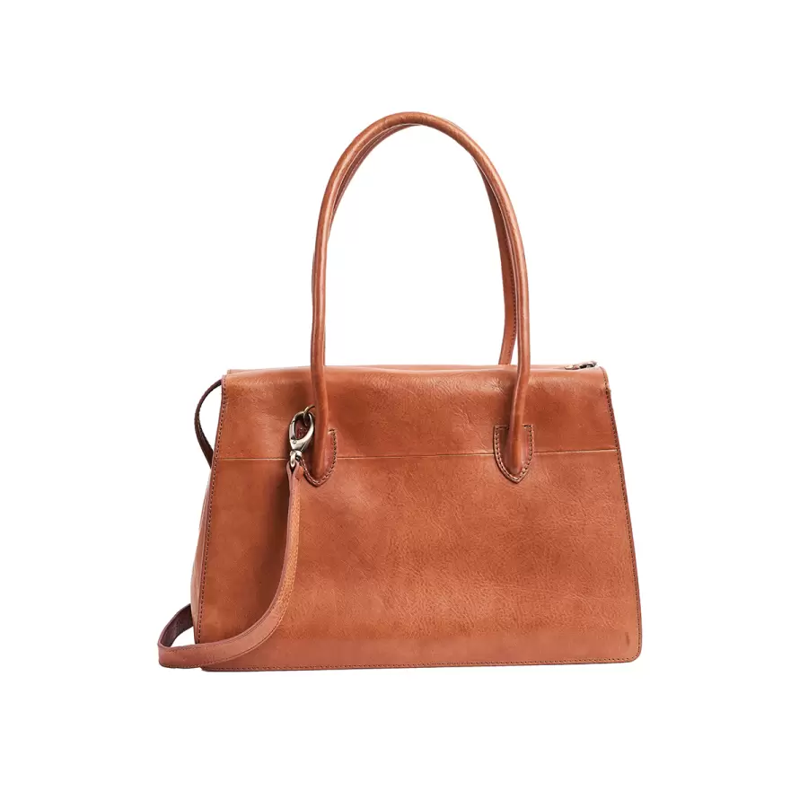 O My Bag - Arbejdstaske Kate, Cognac Stromboli Leather