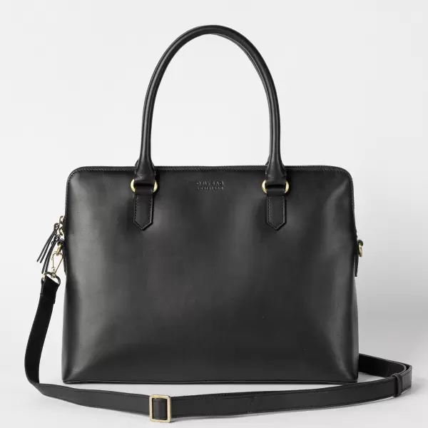 O My Bag - Arbejdstaske Hayden, Black Classic Leather