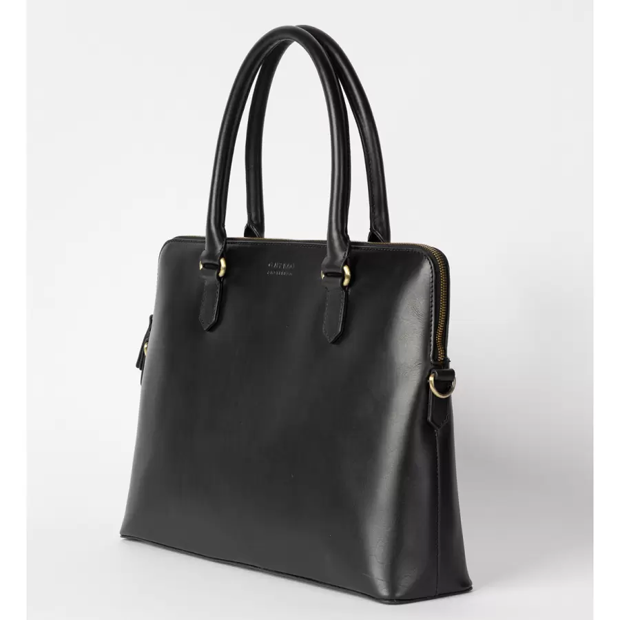 O My Bag - Arbejdstaske Hayden, Black Classic Leather