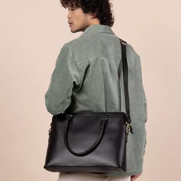 O My Bag - Arbejdstaske Hayden, Black Classic Leather