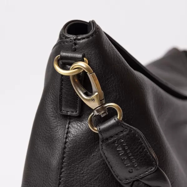 O My Bag - Arbejdstaske Sienna, Black Soft Grain Leather