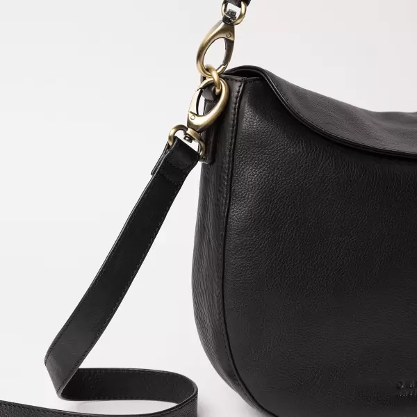 O My Bag - Cross Body Lana, Black Soft Grain Leather