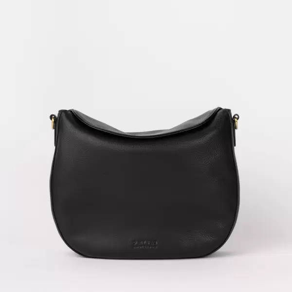 O My Bag - Cross Body Lana, Black Soft Grain Leather