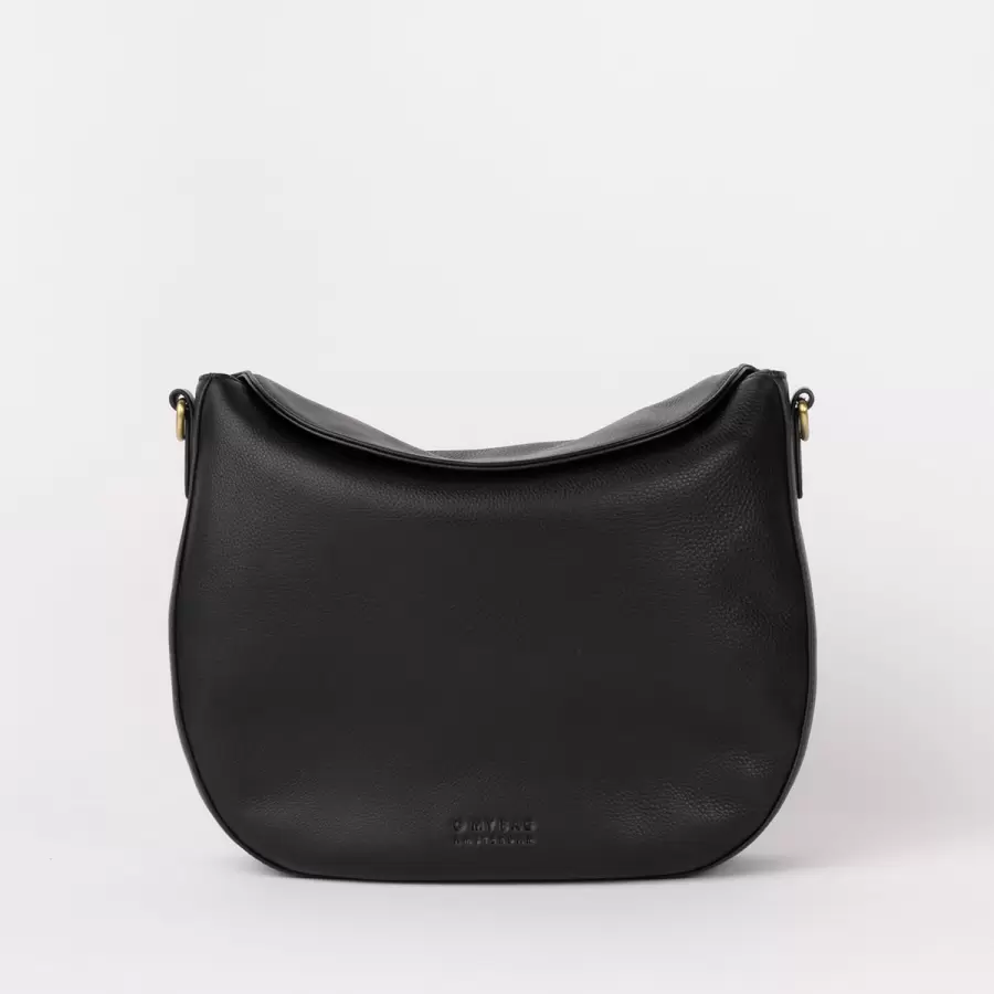 O My Bag - Cross Body Lana, Black Soft Grain Leather