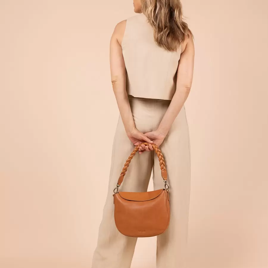 O My Bag - Cross Body Lana, Wild Oak Soft Grain Leather