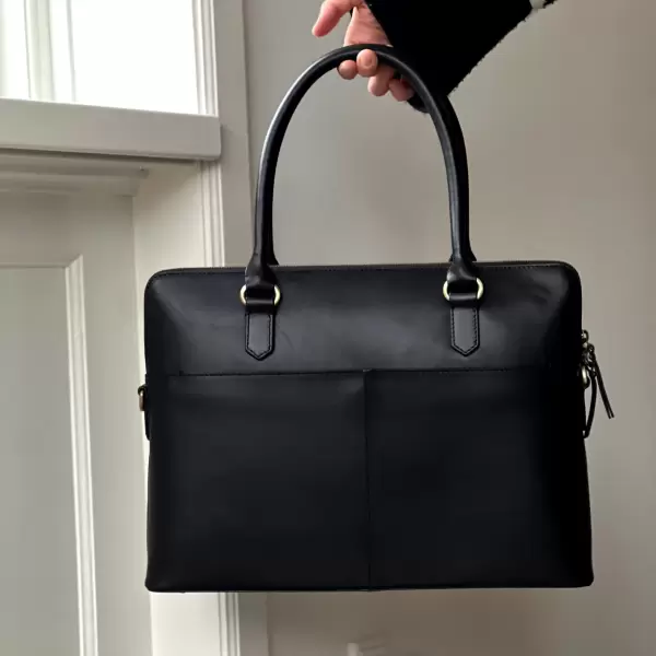 O My Bag - Arbejdstaske Hayden, Black Classic Leather