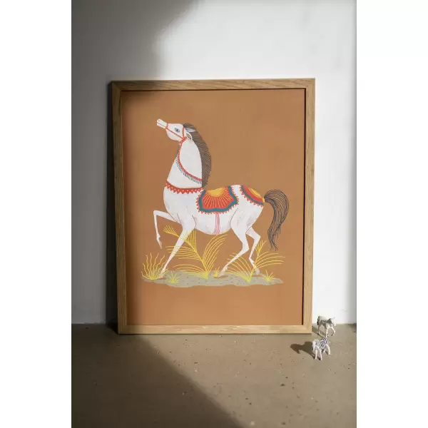 Aparte - Llew Mejia, Spanish Horse 30*40 (uden ramme)