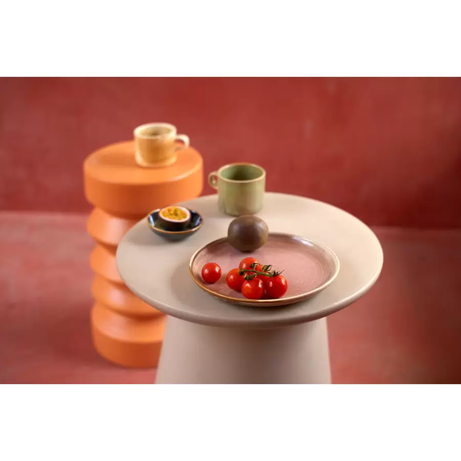 HK living - Sidetallerken Chef Ceramics, Rustic Pink