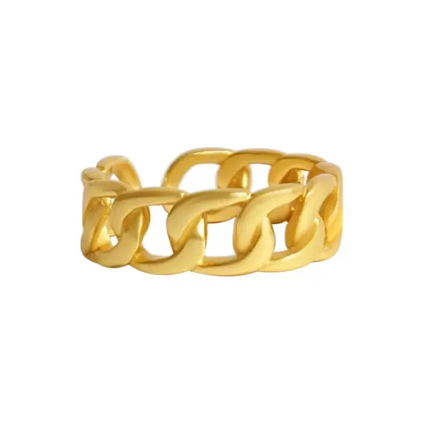 IBU Jewels - Ring Chain, Forgyldt