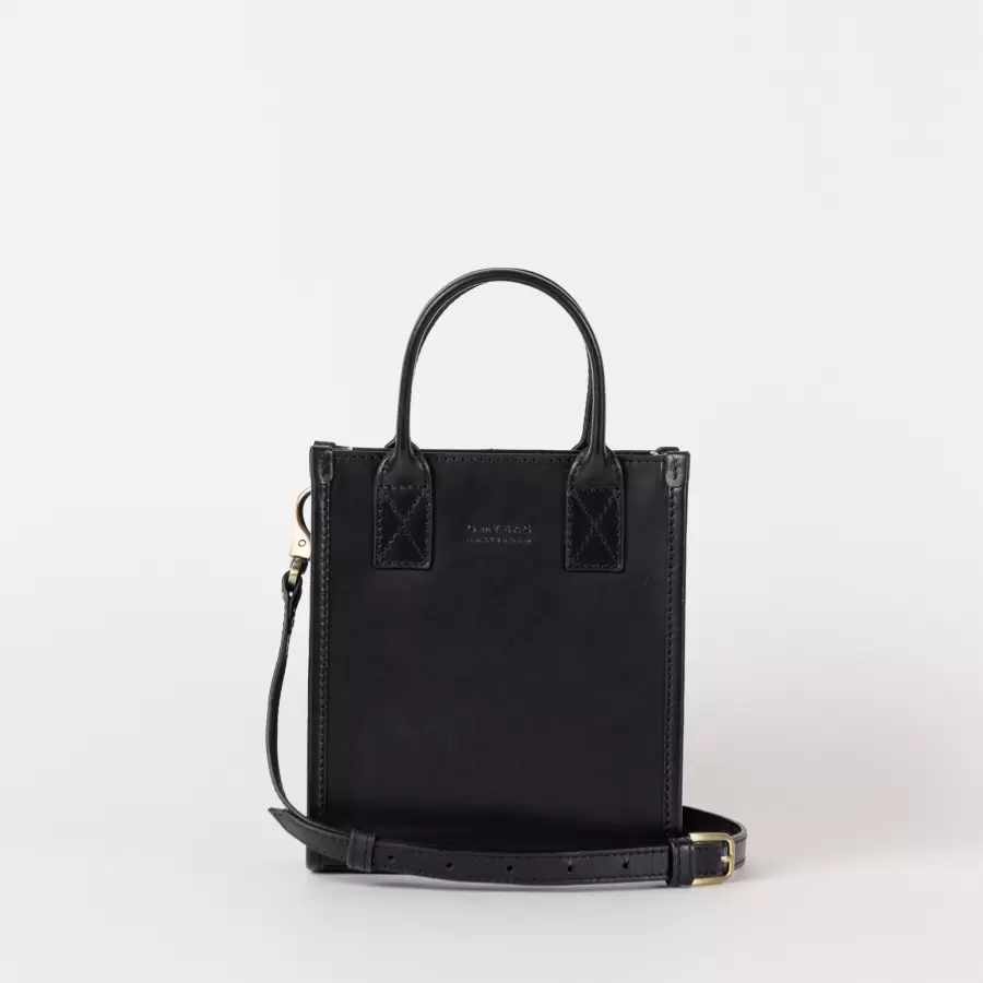 O My Bag - Jackie Mini, Black Classic Leather