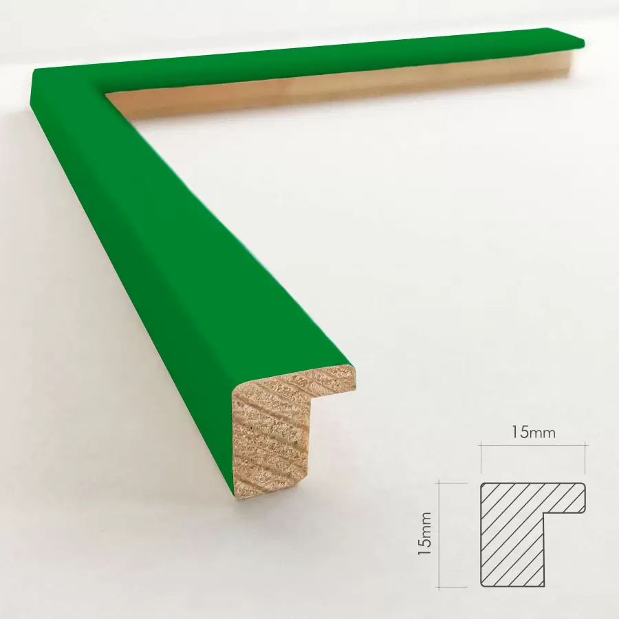 INCADO - Ramme 50*70 Slim, Green, Hent selv