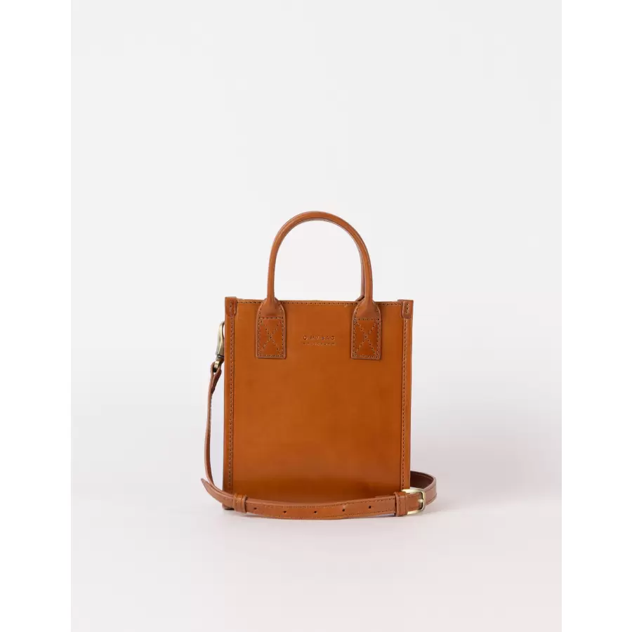 O My Bag - Jackie Mini, Cognac Classic Leather