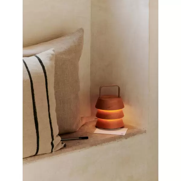 ferm LIVING - Luver Transportabel Lampe, Natur, Ferm Living x Utzon