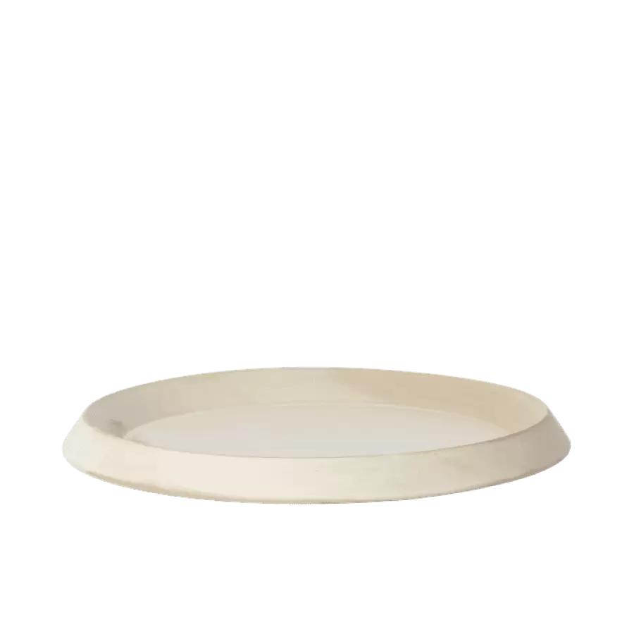 ferm LIVING - Erena Serving Platter, fad - Ø35 - Cream