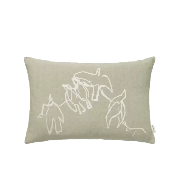 ferm LIVING - Vuelo Cushion - Elm Green